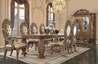 Thumbnail for Constantine - Curio - Brown & Gold Finish - Tony's Home Furnishings