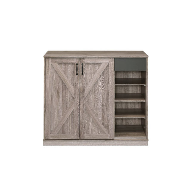 Toski - Cabinet - Rustic Gray Oak - Tony's Home Furnishings