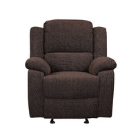Thumbnail for Madden - Glider Recliner - Brown Chenille - Tony's Home Furnishings