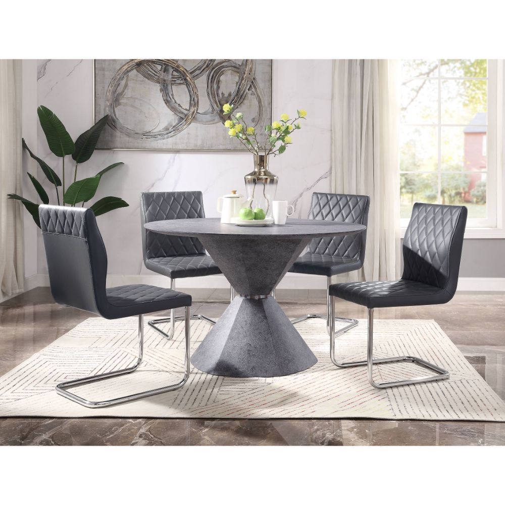 Ansonia - Dining Table - Faux Concrete - Tony's Home Furnishings