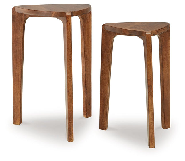 Brynnleigh - Medium Brown - Accent Table Set (Set of 2) - Tony's Home Furnishings