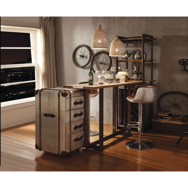 Brancaster - Storage - Oak & Antique Black - Tony's Home Furnishings