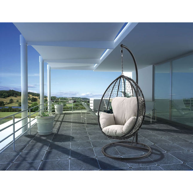 Simona - Patio Swing Chair with Stand - Tony's Home Furnishings