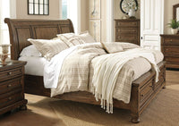 Thumbnail for Flynnter - Storage Sleigh Bed Tony's Home Furnishings Furniture. Beds. Dressers. Sofas.