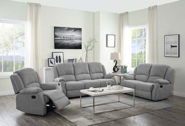 Zorina - Loveseat - Gray Fabric - Tony's Home Furnishings