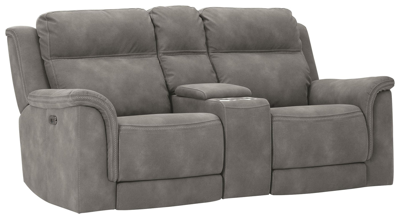 Next-Gen DuraPella - Reclining Power Loveseat With Console - Tony's Home Furnishings