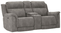 Thumbnail for Next-Gen DuraPella - Reclining Power Loveseat With Console - Tony's Home Furnishings