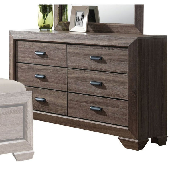 Lyndon - Dresser - Weathered Gray Grain - Tony's Home Furnishings