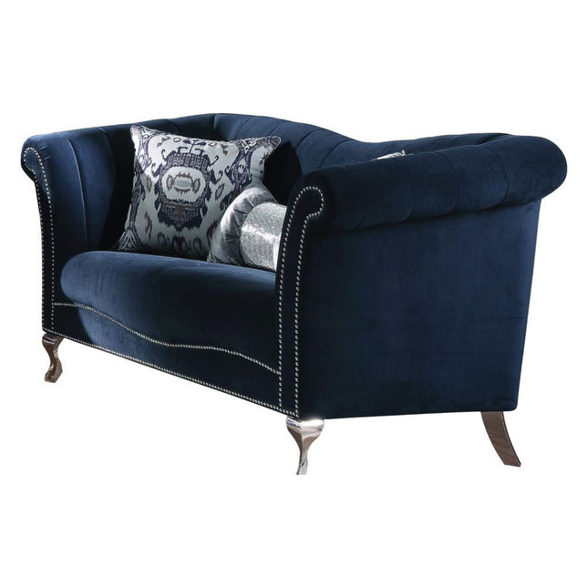 Jaborosa - Loveseat - Blue Velvet - Tony's Home Furnishings