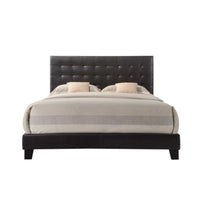 Masate - Queen Bed - Espresso PU - Tony's Home Furnishings