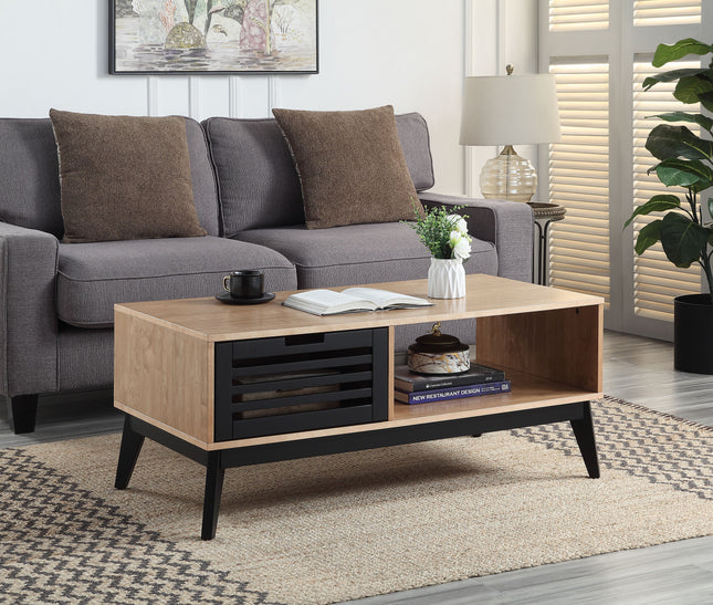 Gamaliel - Coffee Table - Oak & Espresso Finish - Tony's Home Furnishings