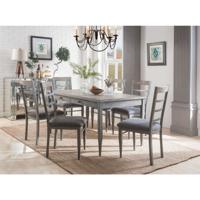 Ornat - Dining Table - Gray Oak & Antique Gray - Tony's Home Furnishings