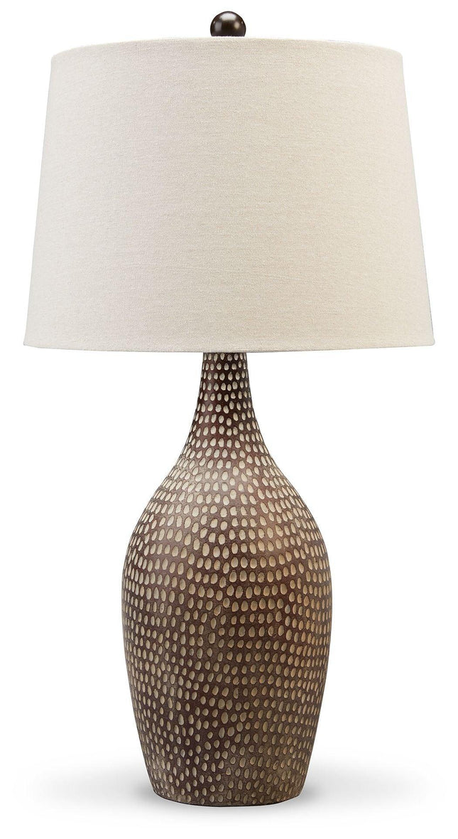 Laelman - Brown / Gray - Poly Table Lamp (Set of 2) Signature Design by Ashley® Yakima WA