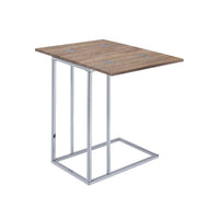 Thumbnail for Danson - Accent Table - Weathered Oak & Chrome - Tony's Home Furnishings
