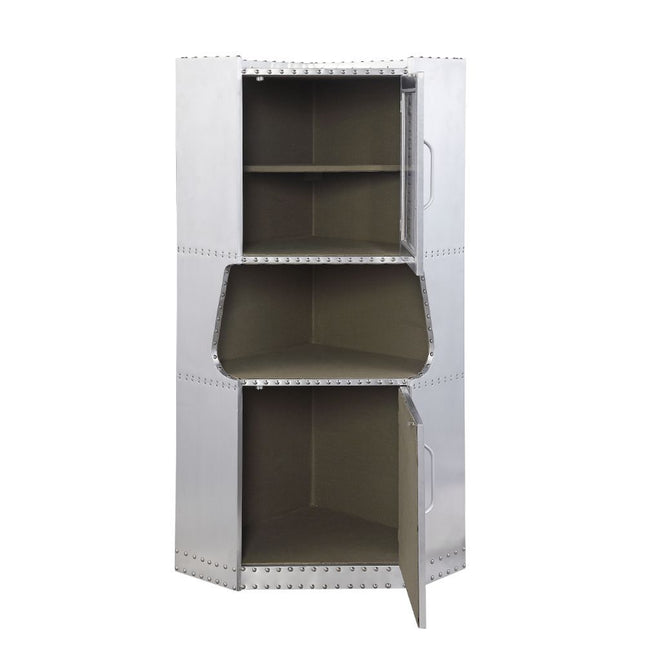 Brancaster - Cabinet - Aluminum - 57" - Tony's Home Furnishings