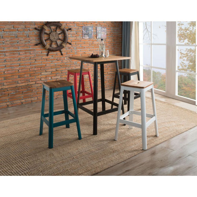 Jacotte - Bar Table - Natural & Black - Tony's Home Furnishings