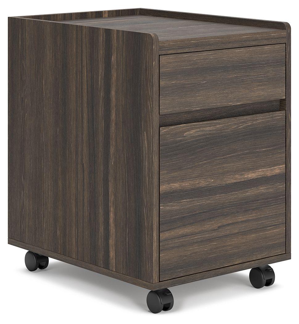 Zendex - Dark Brown - File Cabinet Tony's Home Furnishings Furniture. Beds. Dressers. Sofas.