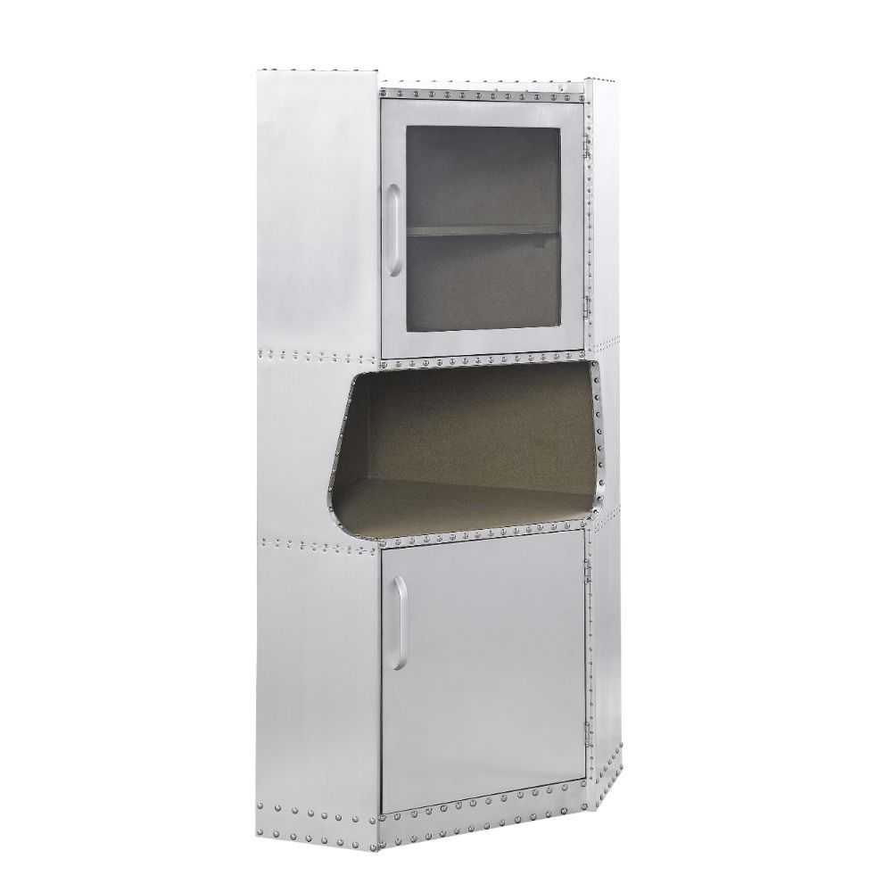 Brancaster - Cabinet - Aluminum - 57" - Tony's Home Furnishings