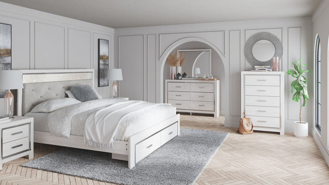 Altyra - Upholstered Storage Bedroom Set - Tony's Home Furnishings