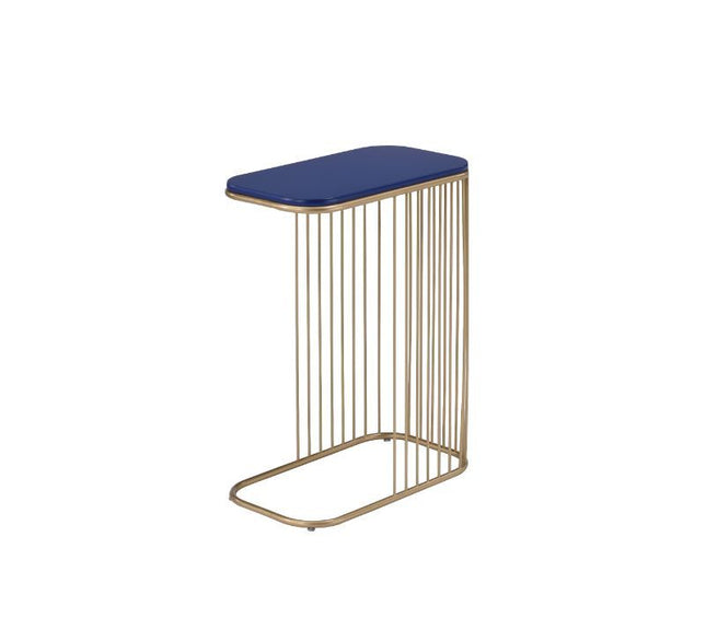 Aviena - Accent Table - Blue & Gold Finish - Tony's Home Furnishings