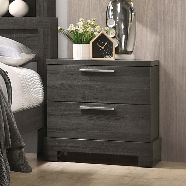 Lantha - Nightstand - Gray Oak - Tony's Home Furnishings