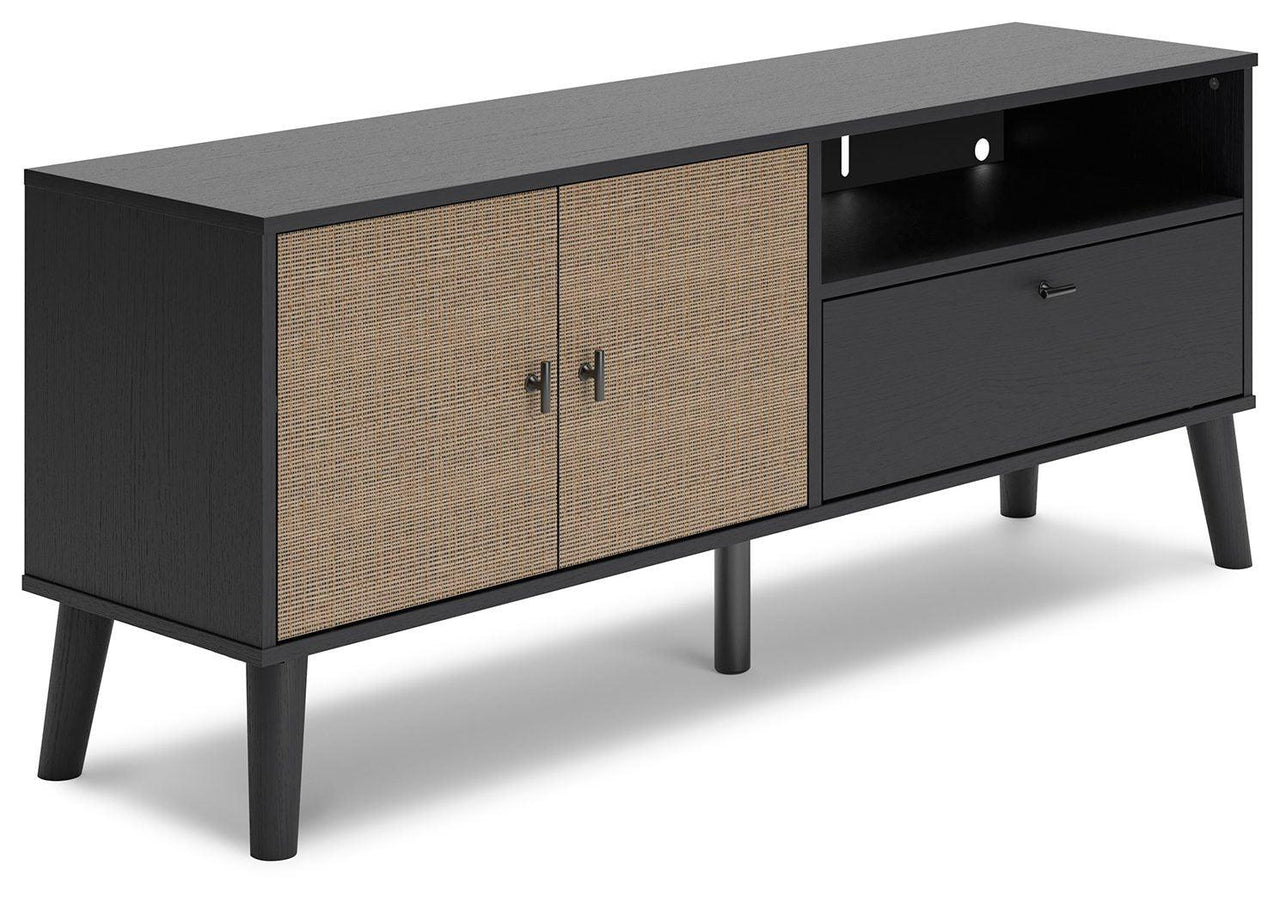 Charlang - Dark Gray - Medium TV Stand Tony's Home Furnishings Furniture. Beds. Dressers. Sofas.