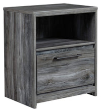 Thumbnail for Baystorm - Gray - One Drawer Night Stand Tony's Home Furnishings Furniture. Beds. Dressers. Sofas.