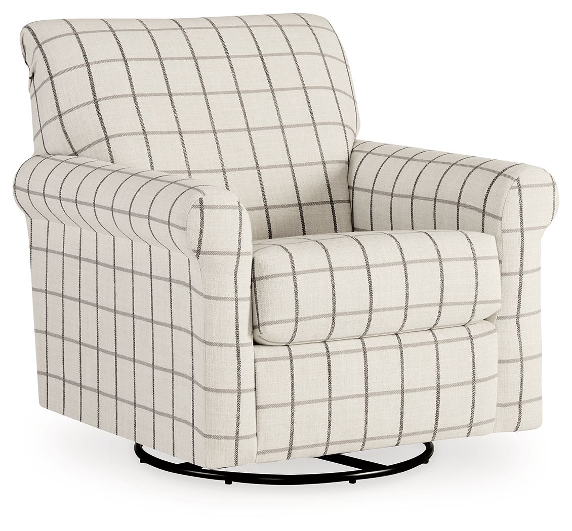Davinca - Charcoal - Swivel Glider Accent Chair Tony's Home Furnishings Furniture. Beds. Dressers. Sofas.