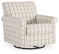 Thumbnail for Davinca - Charcoal - Swivel Glider Accent Chair Tony's Home Furnishings Furniture. Beds. Dressers. Sofas.