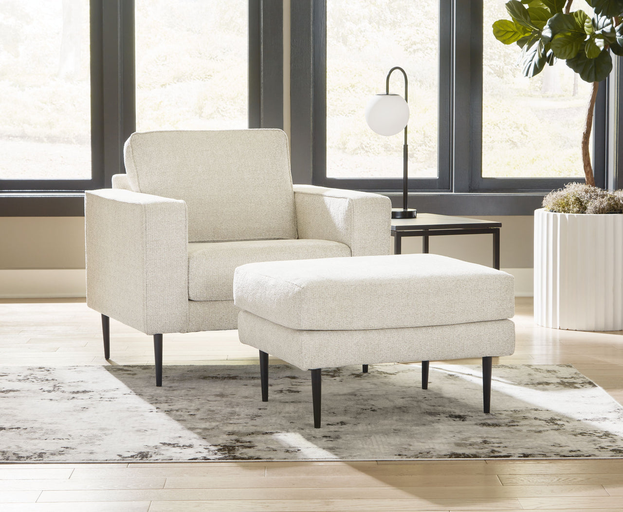 Hazela - Sandstone - 2 Pc. - Chair, Ottoman Tony's Home Furnishings Furniture. Beds. Dressers. Sofas.