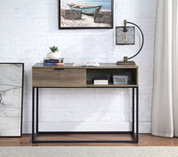 Thumbnail for Galeno - Writing Desk - Rustic Oak & Black Finish - Tony's Home Furnishings