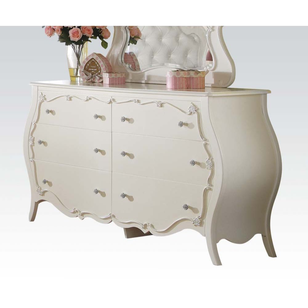 Edalene - Dresser - Pearl White - Tony's Home Furnishings