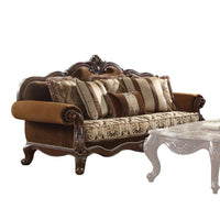Jardena - Sofa - Fabric & Cherry Oak - Tony's Home Furnishings