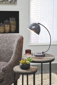 Thumbnail for Austbeck - Gray - Metal Desk Lamp - Tony's Home Furnishings