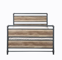 Brantley - Full Bed - Antique Oak & Sandy Gray Finish - Tony's Home Furnishings