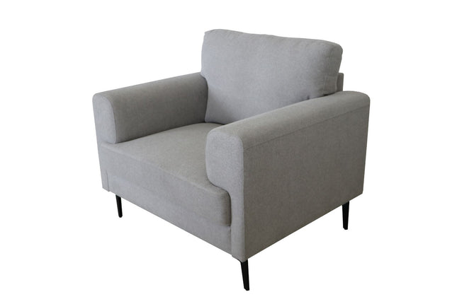 Kyrene - Chair - Light Gray Linen - Tony's Home Furnishings