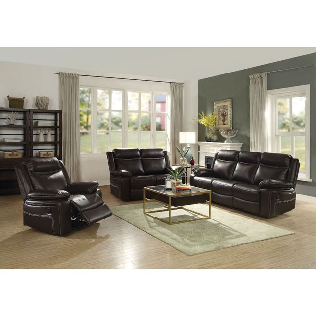 Corra - Loveseat - Espresso PU - Tony's Home Furnishings