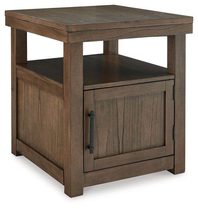 Boardernest - Brown - Rectangular End Table Signature Design by Ashley® 