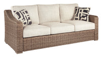 Thumbnail for Beachcroft - Beige - Sofa With Cushion Tony's Home Furnishings Furniture. Beds. Dressers. Sofas.