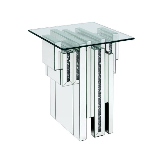 Noralie - End Table - Mirrored - Wood - Tony's Home Furnishings