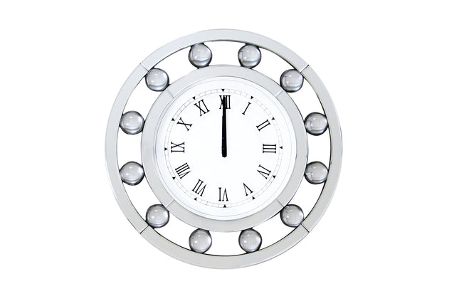 Boffa - Wall Clock - Mirrored - Tony's Home Furnishings