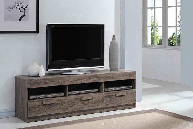 Alvin - TV Stand - Rustic Oak - Tony's Home Furnishings