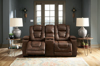 Thumbnail for Owner's - Thyme - Pwr Rec Loveseat/Con/Adj Hdrst - Tony's Home Furnishings