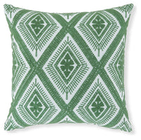 Thumbnail for Bellvale - Green / White - Pillow (Set of 4) Tony's Home Furnishings Furniture. Beds. Dressers. Sofas.