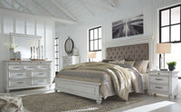 Thumbnail for Kanwyn - Upholstered Bedroom Set Tony's Home Furnishings Furniture. Beds. Dressers. Sofas.