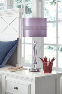 Thumbnail for Nyssa - Purple - Metal Table Lamp Tony's Home Furnishings Furniture. Beds. Dressers. Sofas.