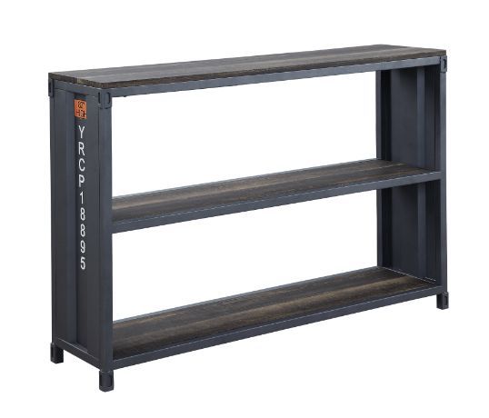 Cargo - Bookshelf - Weathered Oak & Gunmetal Finish - Tony's Home Furnishings