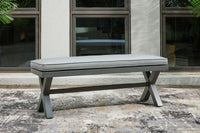 Thumbnail for Elite Park - Gray - Bench With Cushion Signature Design by Ashley® 
