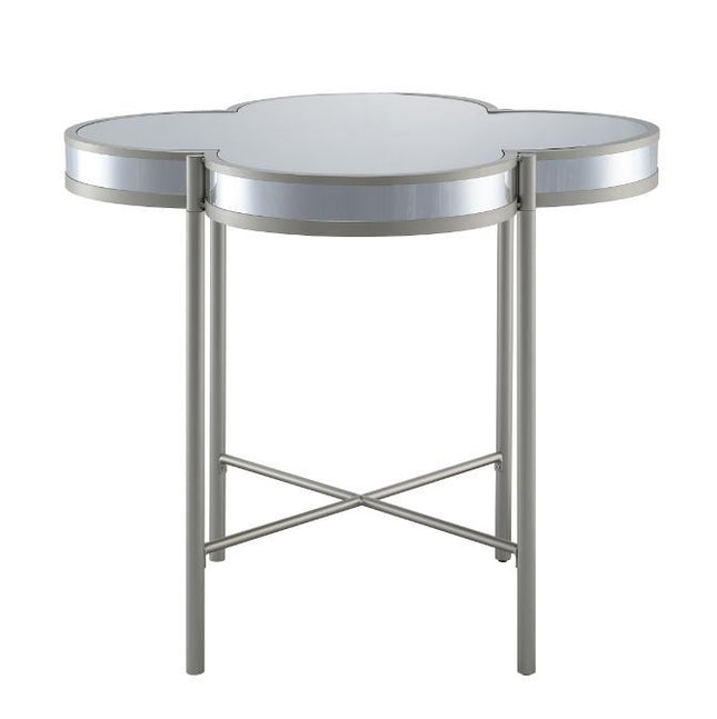 Clover - Counter Height Table - Silver & Champagne Finish - Tony's Home Furnishings