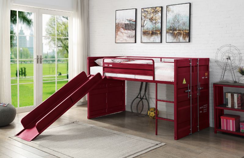Cargo - Loft Bed w/Slide - Tony's Home Furnishings